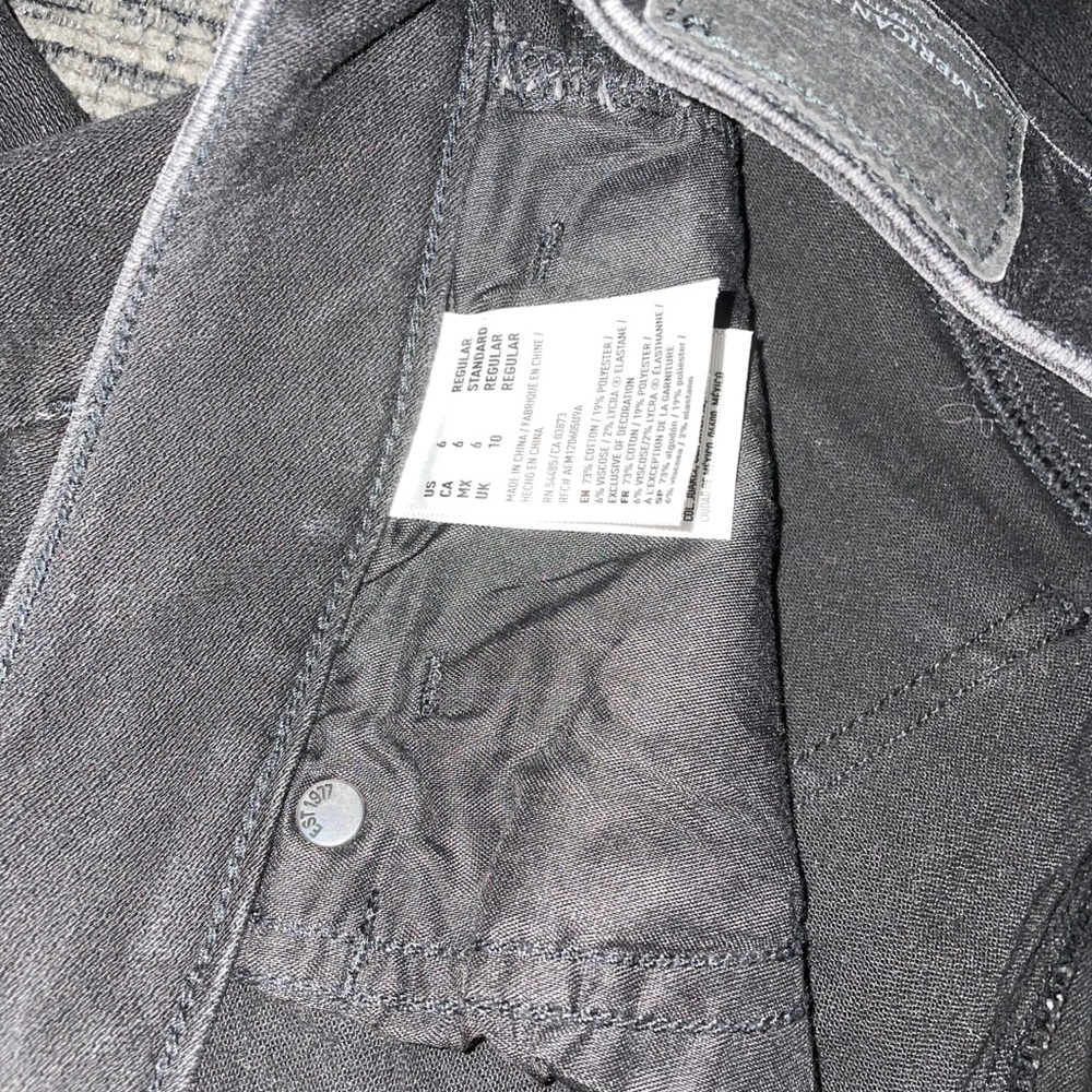 AE High Rise Slim Flare Jeans